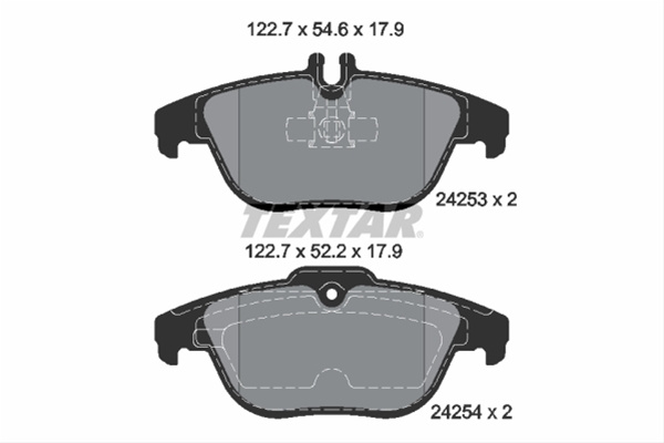 Set Placute Frana,frana Disc Textar Mercedes-Benz 2425301