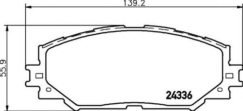 Set placute frana,frana disc TOYOTA AURIS (NRE15, ZZE15, ADE15, ZRE15, NDE15) (2006 - 2012) TEXTAR 2...