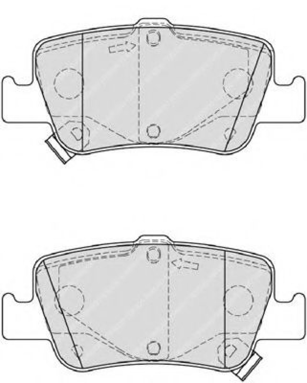 Set placute frana,frana disc TOYOTA AURIS (ZWE18, NZE18, ZRE18) (2012 - 2016) FERODO FDB4048 piesa NOUA