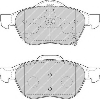 Set placute frana,frana disc TOYOTA AVENSIS Station Wagon (T22) (1997 - 2003) FERODO FDB1447 piesa NOUA