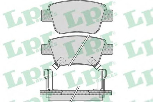 Set placute frana,frana disc TOYOTA COROLLA Verso (ZER, ZZE12, R1) (2004 - 2009) LPR 05P1113 piesa N...