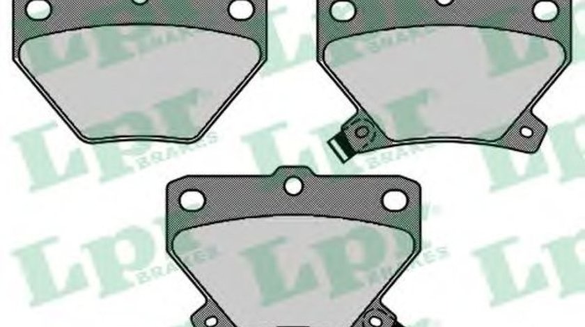 Set placute frana,frana disc TOYOTA COROLLA Verso (ZDE12, CDE12) (2001 - 2004) LPR 05P836 piesa NOUA