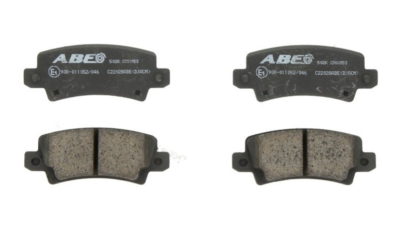 Set placute frana,frana disc TOYOTA COROLLA Verso (ZDE12, CDE12) (2001 - 2004) ABE C22028ABE piesa NOUA