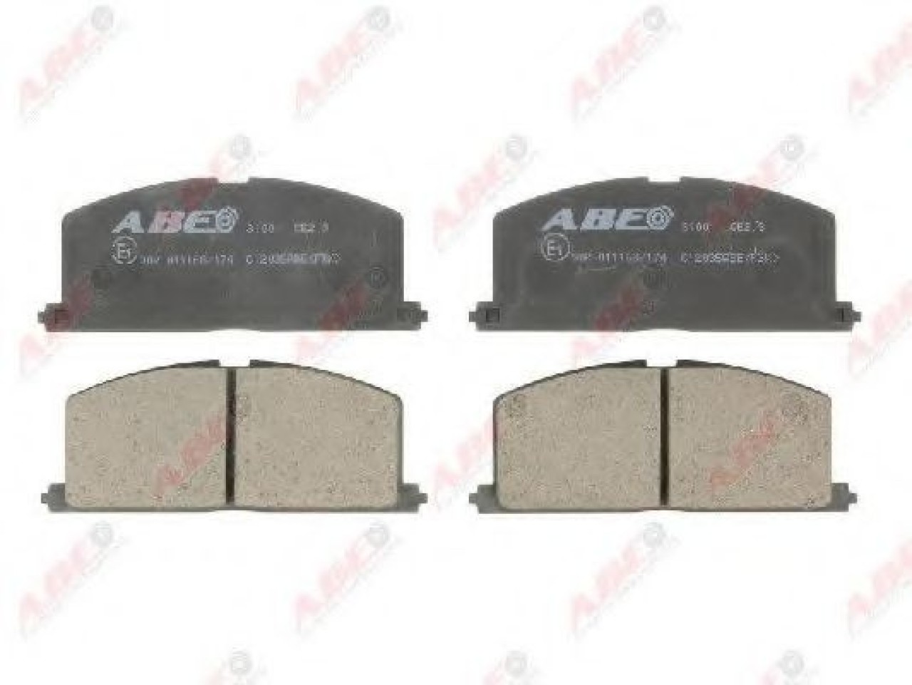 Set placute frana,frana disc TOYOTA COROLLA Wagon (E11) (1997 - 2001) ABE C12035ABE piesa NOUA