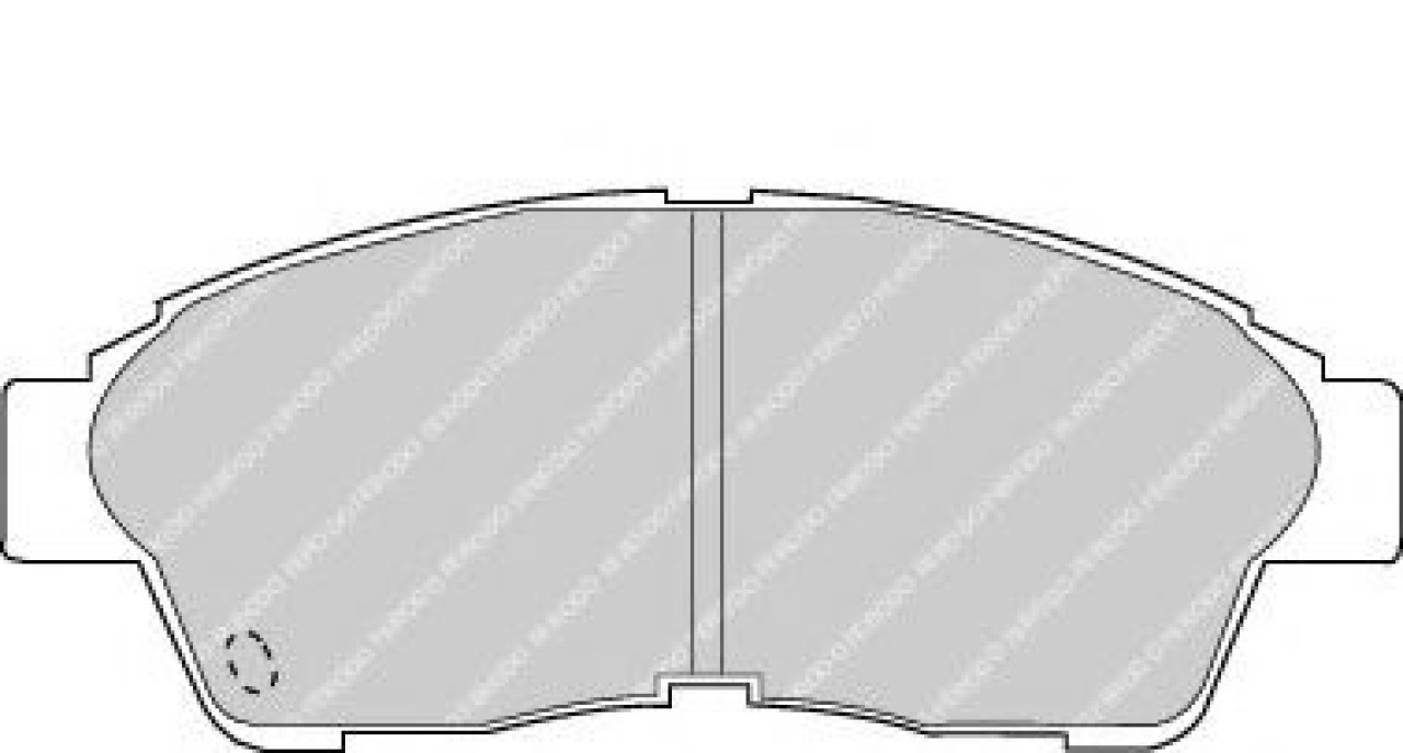 Set placute frana,frana disc TOYOTA COROLLA Hatchback (E11) (1997 - 2002) FERODO FDB867 piesa NOUA