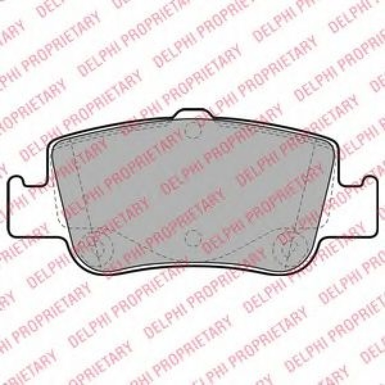 Set placute frana,frana disc TOYOTA COROLLA Limuzina (E15) (2006 - 2016) DELPHI LP2103 piesa NOUA