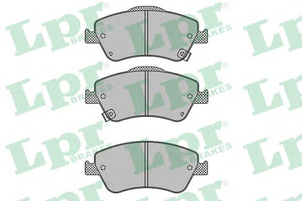 Set placute frana,frana disc TOYOTA COROLLA Limuzina (E15) (2006 - 2016) LPR 05P1316 piesa NOUA