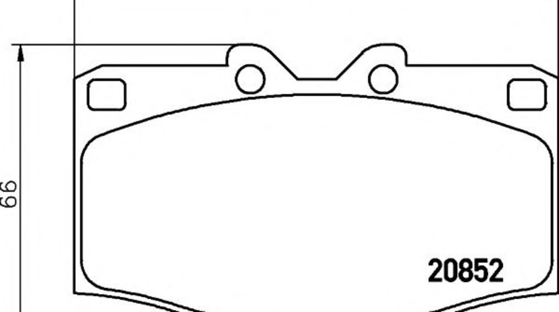 Set placute frana,frana disc TOYOTA HILUX II pick-up (LN8, RN5, LN6, YN6, YN5, LN5, RN6) (1983 - 2005) TEXTAR 2085201 piesa NOUA