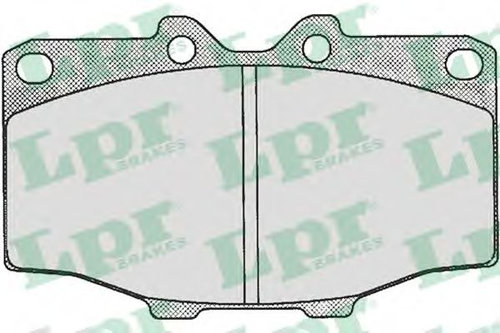 Set placute frana,frana disc TOYOTA HILUX II pick-up (LN8, RN5, LN6, YN6, YN5, LN5, RN6) (1983 - 200...