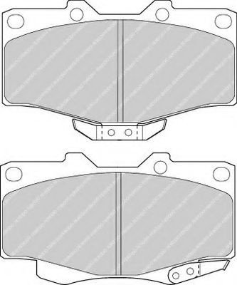 Set placute frana,frana disc TOYOTA HILUX II pick-up (LN8, RN5, LN6, YN6, YN5, LN5, RN6) (1983 - 200...