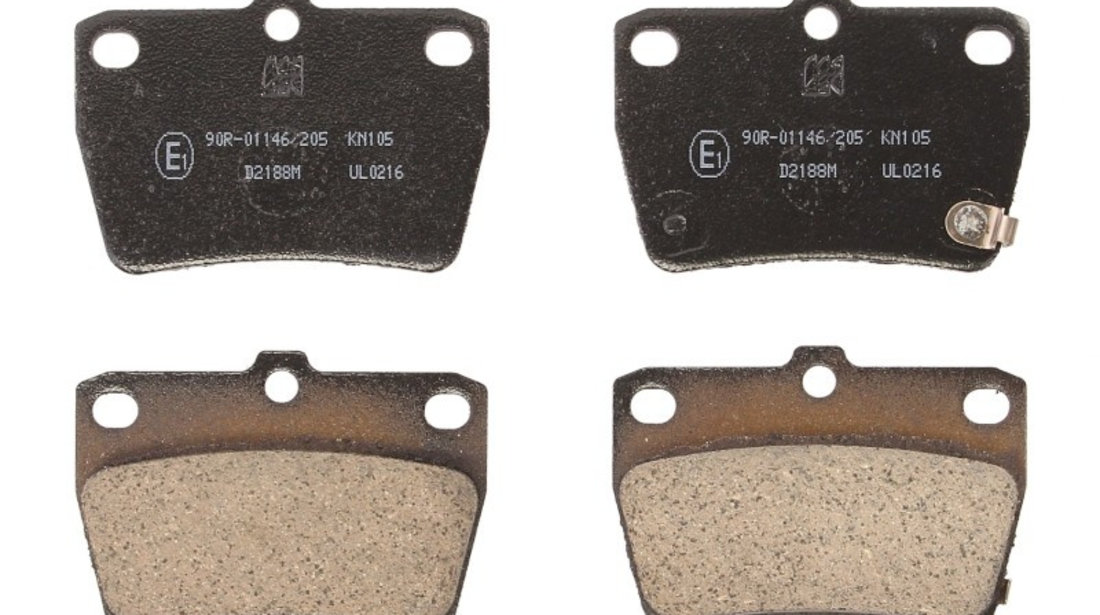 Set placute frana,frana disc TOYOTA RAV 4 II (CLA2, XA2, ZCA2, ACA2) (2000 - 2005) JAPANPARTS PP-256AF piesa NOUA