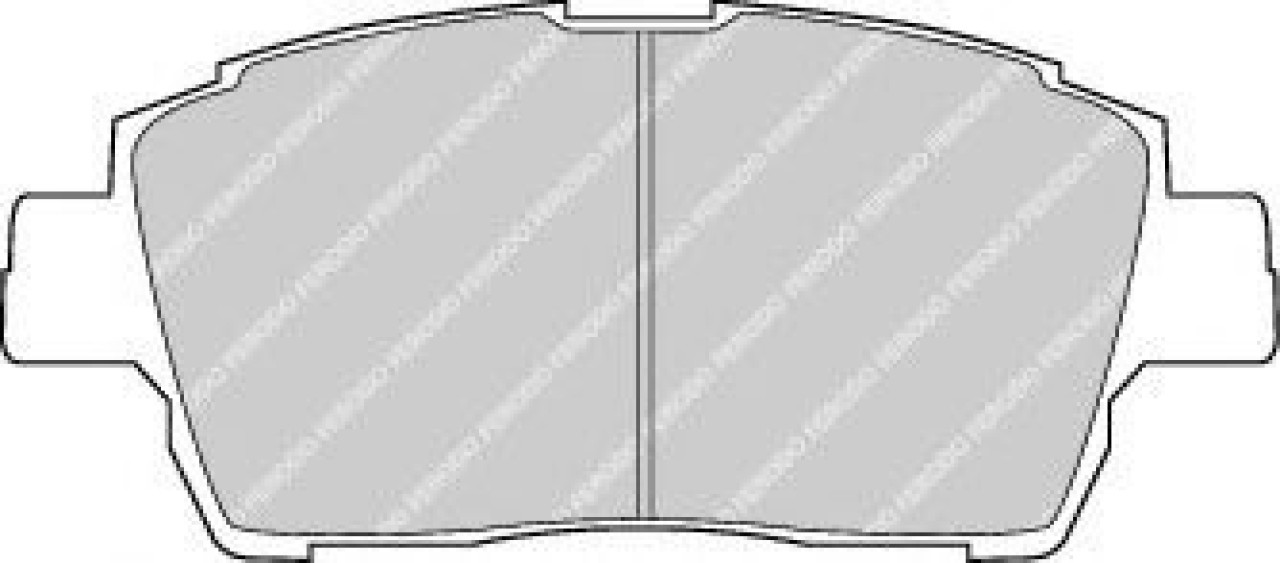 Set placute frana,frana disc TOYOTA YARIS (P1) (1999 - 2005) FERODO FDB1392 piesa NOUA