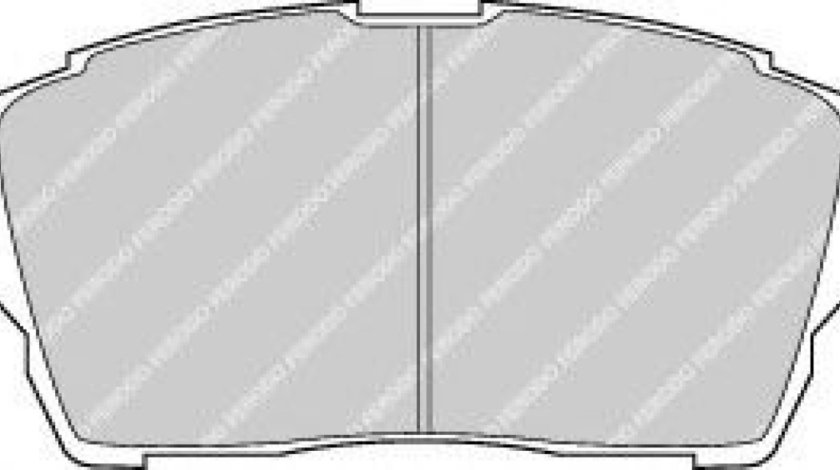 Set placute frana,frana disc TOYOTA YARIS (P1) (1999 - 2005) FERODO FDB1392 piesa NOUA