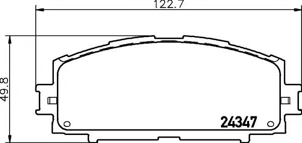 Set placute frana,frana disc TOYOTA YARIS (P9) (2005 - 2013) TEXTAR 2434701 piesa NOUA