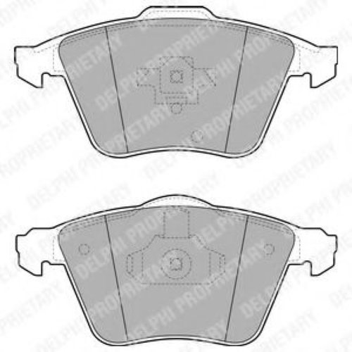 Set placute frana,frana disc VOLVO C30 (2006 - 2012) DELPHI LP1943 piesa NOUA