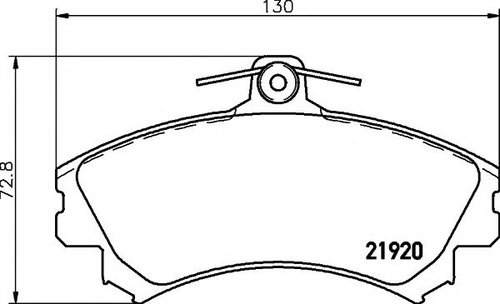 Set placute frana,frana disc VOLVO S40 I (VS) (1995 - 2004) TEXTAR 2192001 piesa NOUA