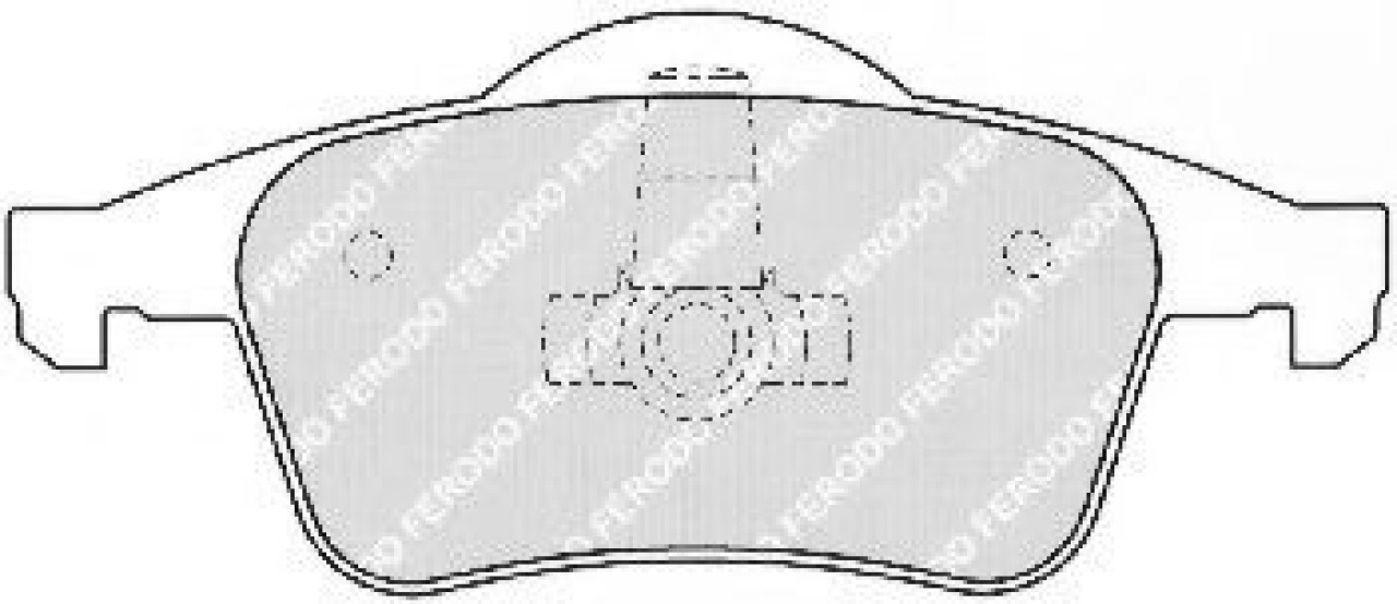 Set placute frana,frana disc VOLVO V70 I (LV) (1996 - 2000) FERODO FDB1383 piesa NOUA