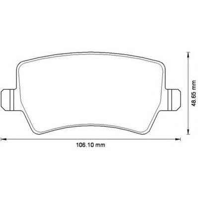 Set placute frana,frana disc VOLVO XC60 (2008 - 2016) JURID 573250JC piesa NOUA