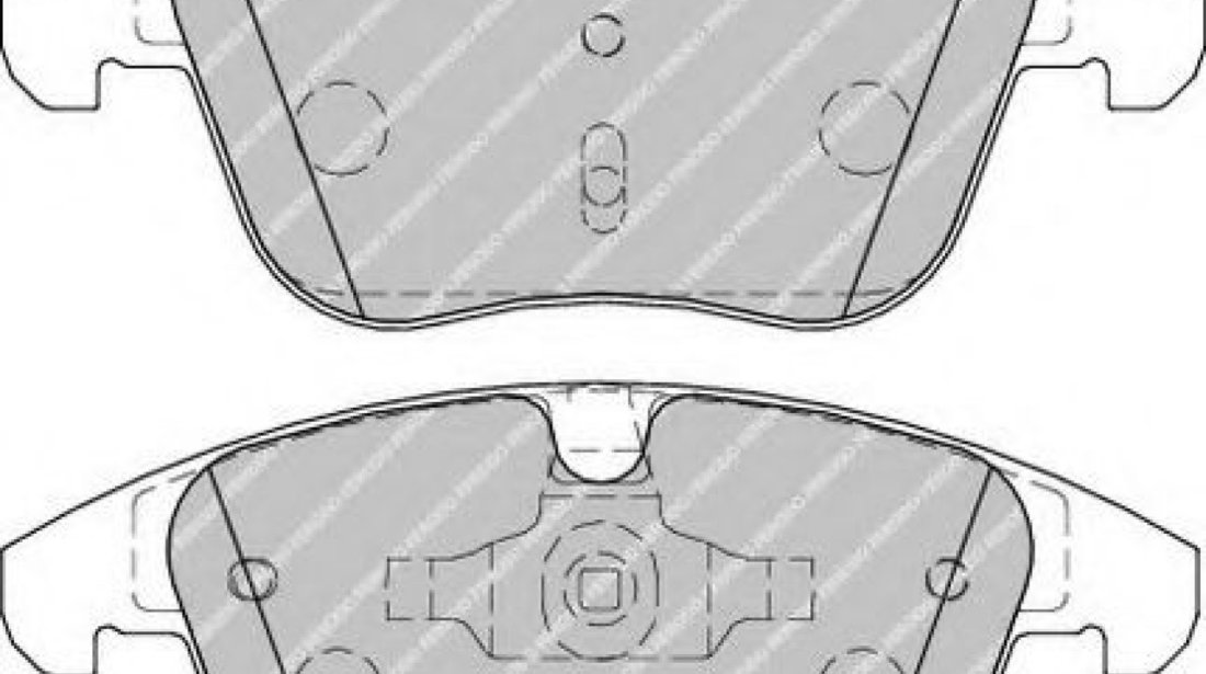 Set placute frana,frana disc VOLVO XC70 II (2007 - 2016) FERODO FDB1897 piesa NOUA