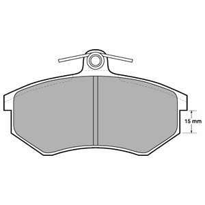 Set placute frana,frana disc VW CADDY II Combi (9K9B) (1995 - 2004) KRIEGER 0950006290 piesa NOUA