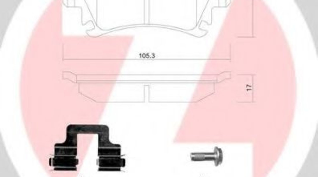 Set placute frana,frana disc VW CADDY III Caroserie (2KA, 2KH, 2CA, 2CH) (2004 - 2016) ZIMMERMANN 23914.170.2 piesa NOUA