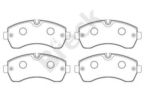 Set placute frana,frana disc VW CRAFTER 30-50 caroserie (2E) (2006 - 2016) Break 29200 00 703 00 pie...