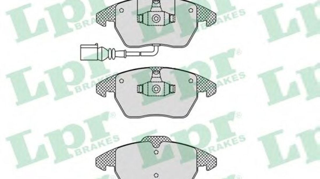 Set placute frana,frana disc VW GOLF V (1K1) (2003 - 2009) LPR 05P866 piesa NOUA