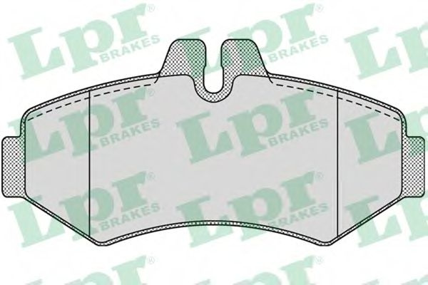 Set placute frana,frana disc VW LT II caroserie (2DA, 2DD, 2DH) (1996 - 2006) LPR 05P956 piesa NOUA