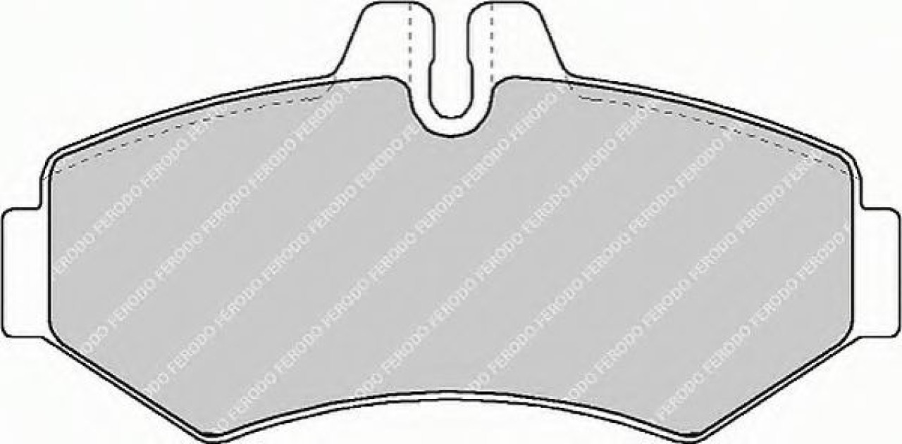 Set placute frana,frana disc VW LT II platou / sasiu (2DC, 2DF, 2DG, 2DL, 2DM) (1996 - 2006) FERODO FVR1306 piesa NOUA