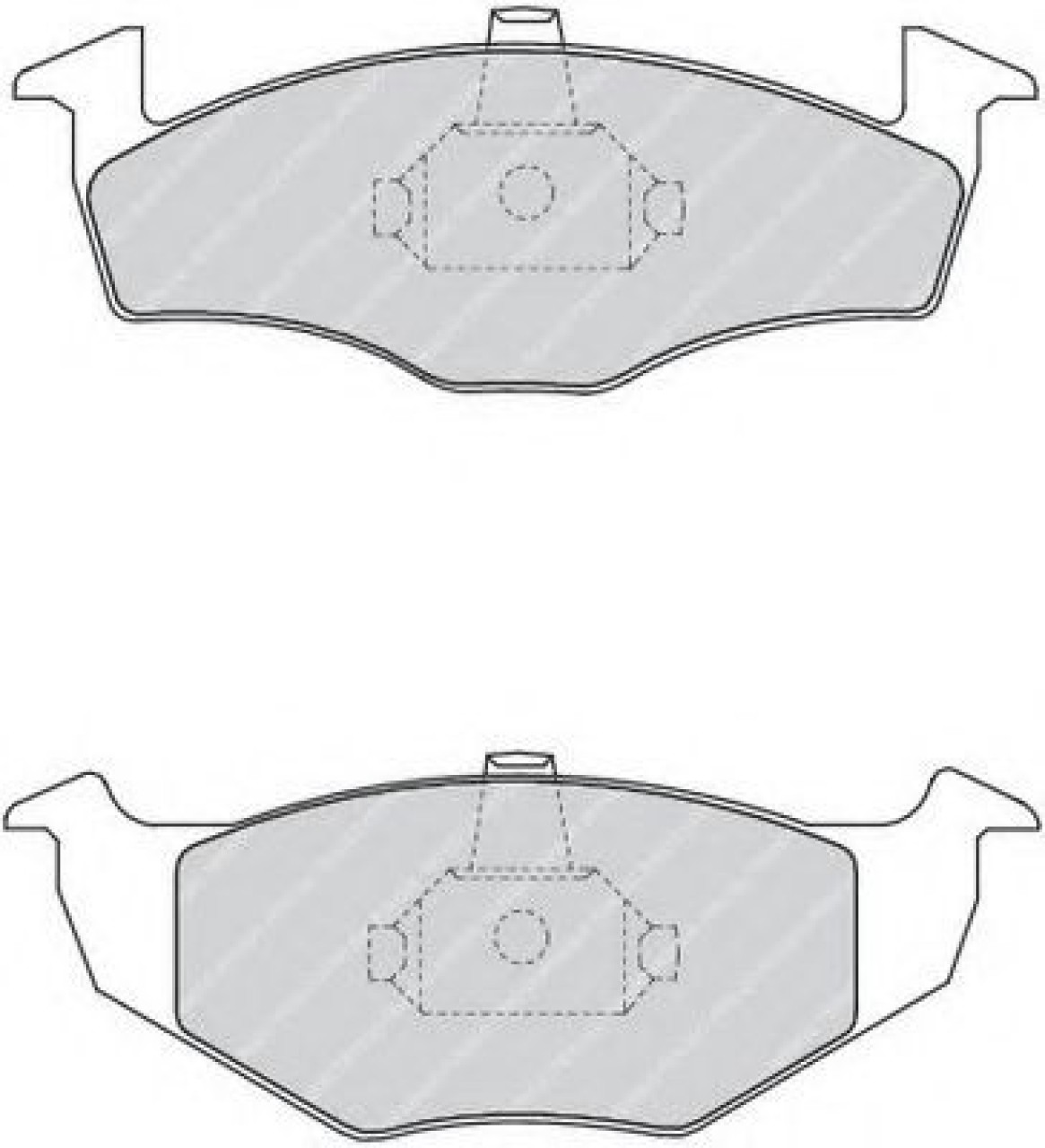 Set placute frana,frana disc VW LUPO (6X1, 6E1) (1998 - 2005) FERODO FDB1101 piesa NOUA