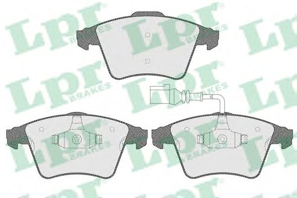 Set placute frana,frana disc VW MULTIVAN V (7HM, 7HN, 7HF, 7EF, 7EM, 7EN) (2003 - 2015) LPR 05P1536 piesa NOUA