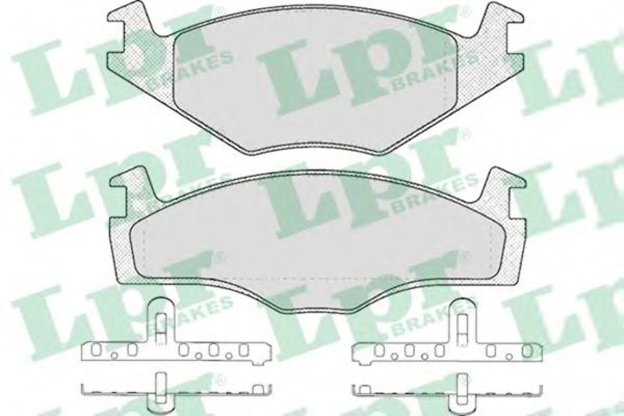 Set placute frana,frana disc VW PASSAT (3A2, 35I) (1988 - 1997) LPR 05P225 piesa NOUA