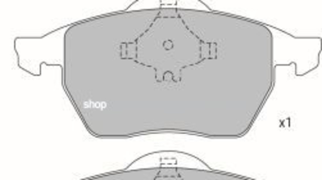 Set placute frana,frana disc VW PASSAT (3B2) (1996 - 2001) KRIEGER 0950006293 piesa NOUA