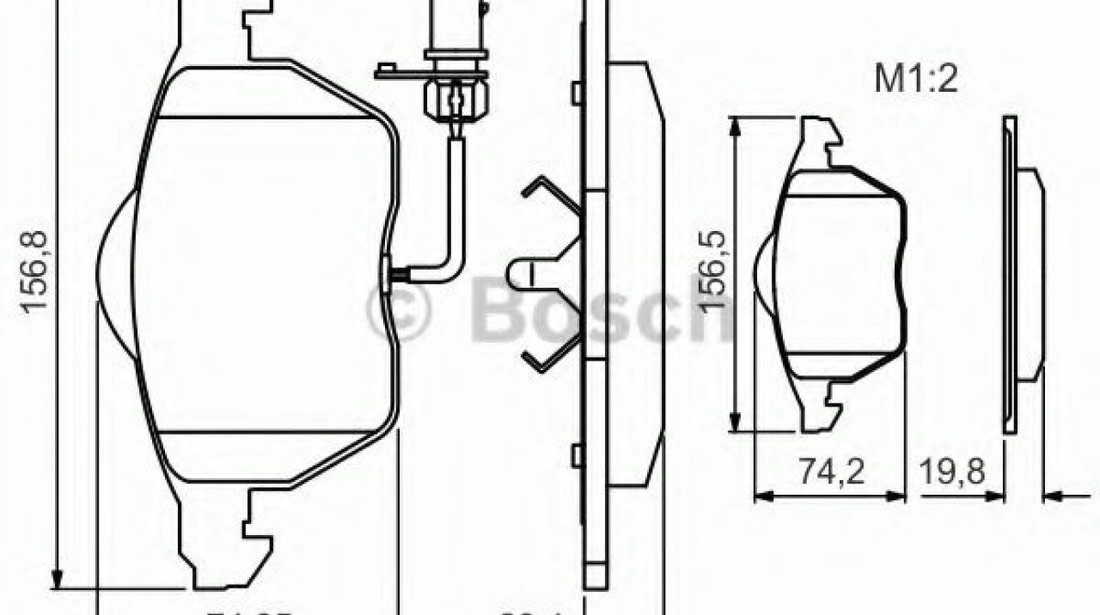 Set placute frana,frana disc VW PASSAT (3B2) (1996 - 2001) BOSCH 0 986 495 241 piesa NOUA