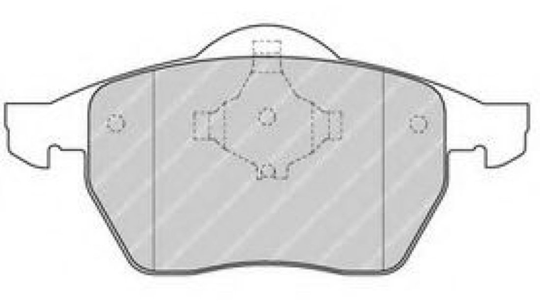 Set placute frana,frana disc VW PASSAT (3B3) (2000 - 2005) FERODO FDB1167 piesa NOUA