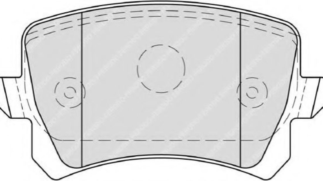 Set placute frana,frana disc VW PASSAT ALLTRACK (365) (2012 - 2014) FERODO FDB4058 piesa NOUA