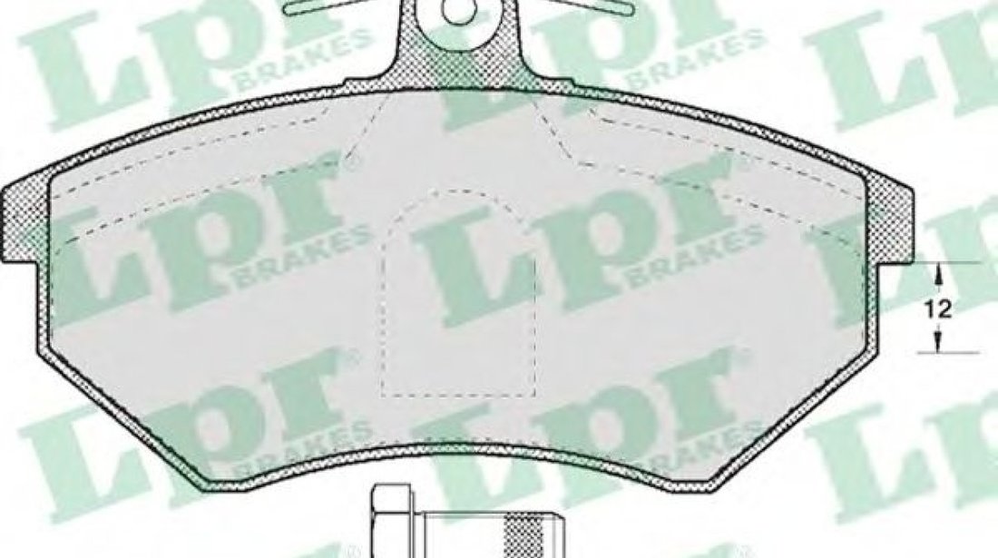 Set placute frana,frana disc VW PASSAT Variant (3A5, 35I) (1988 - 1997) LPR 05P600 piesa NOUA