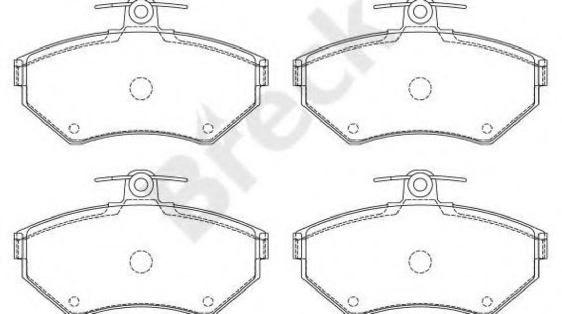 Set placute frana,frana disc VW PASSAT Variant (3B5) (1997 - 2001) Break 21945 10 701 00 piesa NOUA