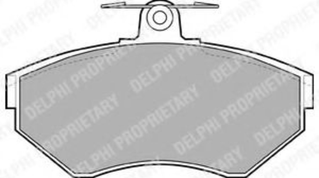 Set placute frana,frana disc VW PASSAT Variant (3B5) (1997 - 2001) DELPHI LP1410 piesa NOUA