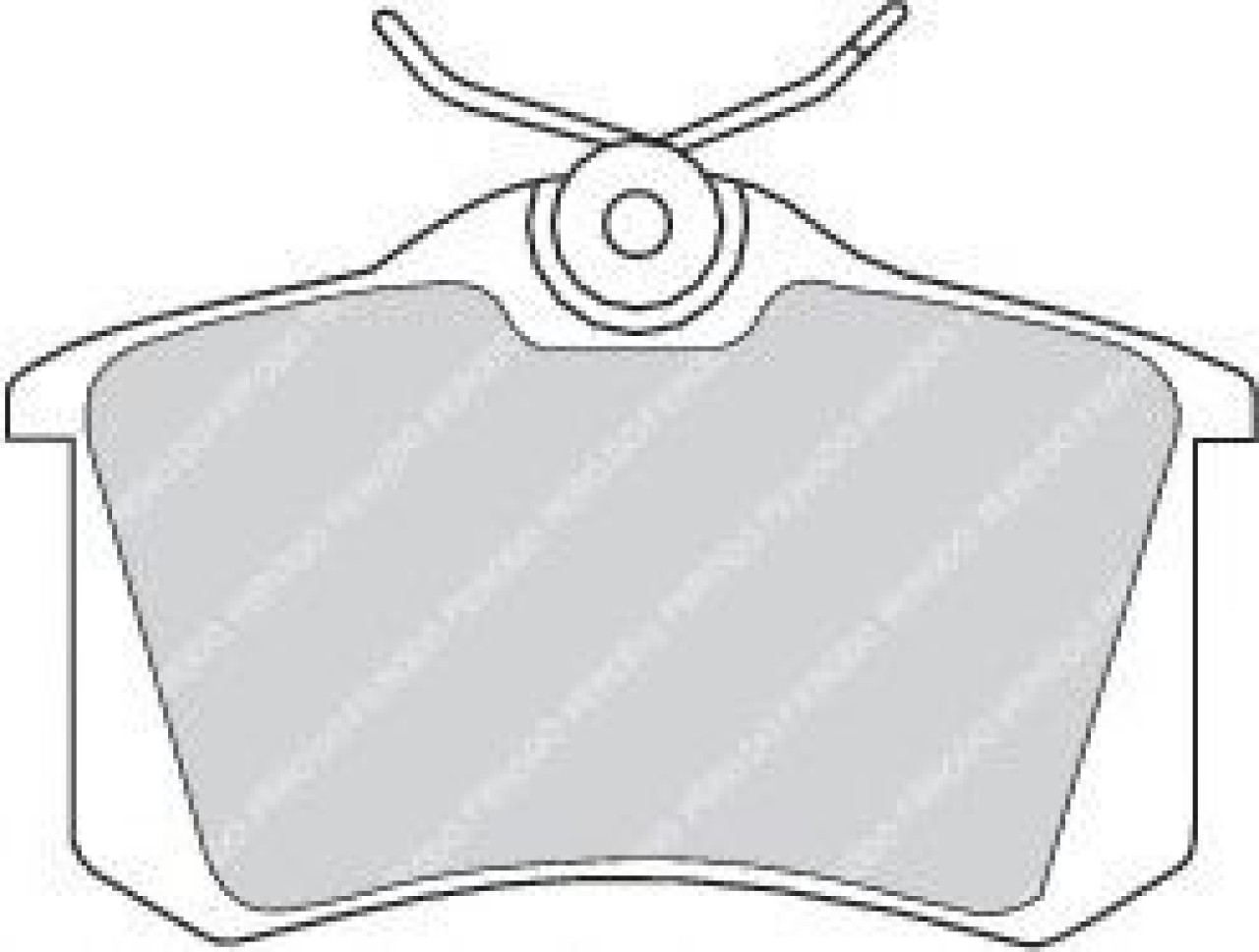 Set placute frana,frana disc VW PASSAT Variant (3A5, 35I) (1988 - 1997) FERODO FDB541 piesa NOUA