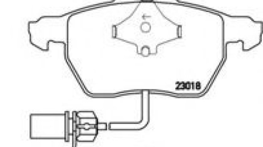 Set placute frana,frana disc VW PASSAT Variant (3B5) (1997 - 2001) BREMBO P 85 085 piesa NOUA