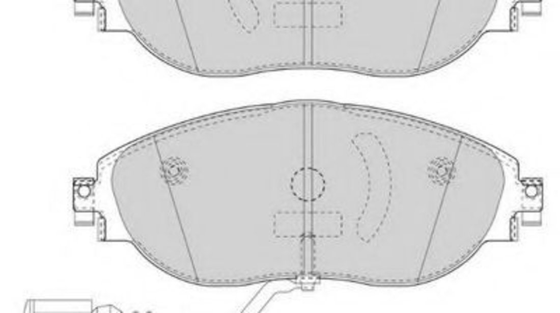 Set placute frana,frana disc VW PASSAT Variant (3G5) (2014 - 2016) FERODO FDB4425 piesa NOUA