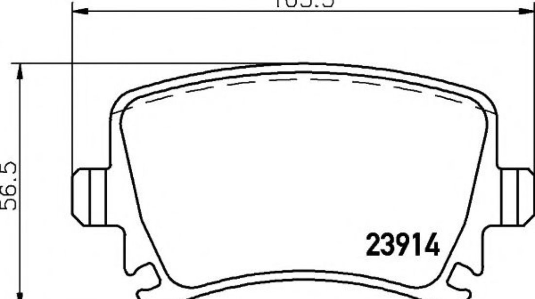 Set placute frana,frana disc VW PASSAT Variant (3C5) (2005 - 2011) TEXTAR 2391402 piesa NOUA