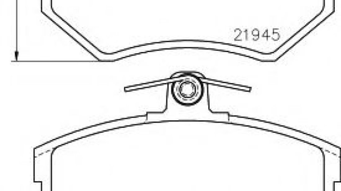 Set placute frana,frana disc VW PASSAT Variant (3B5) (1997 - 2001) HELLA PAGID 8DB 355 018-451 piesa NOUA