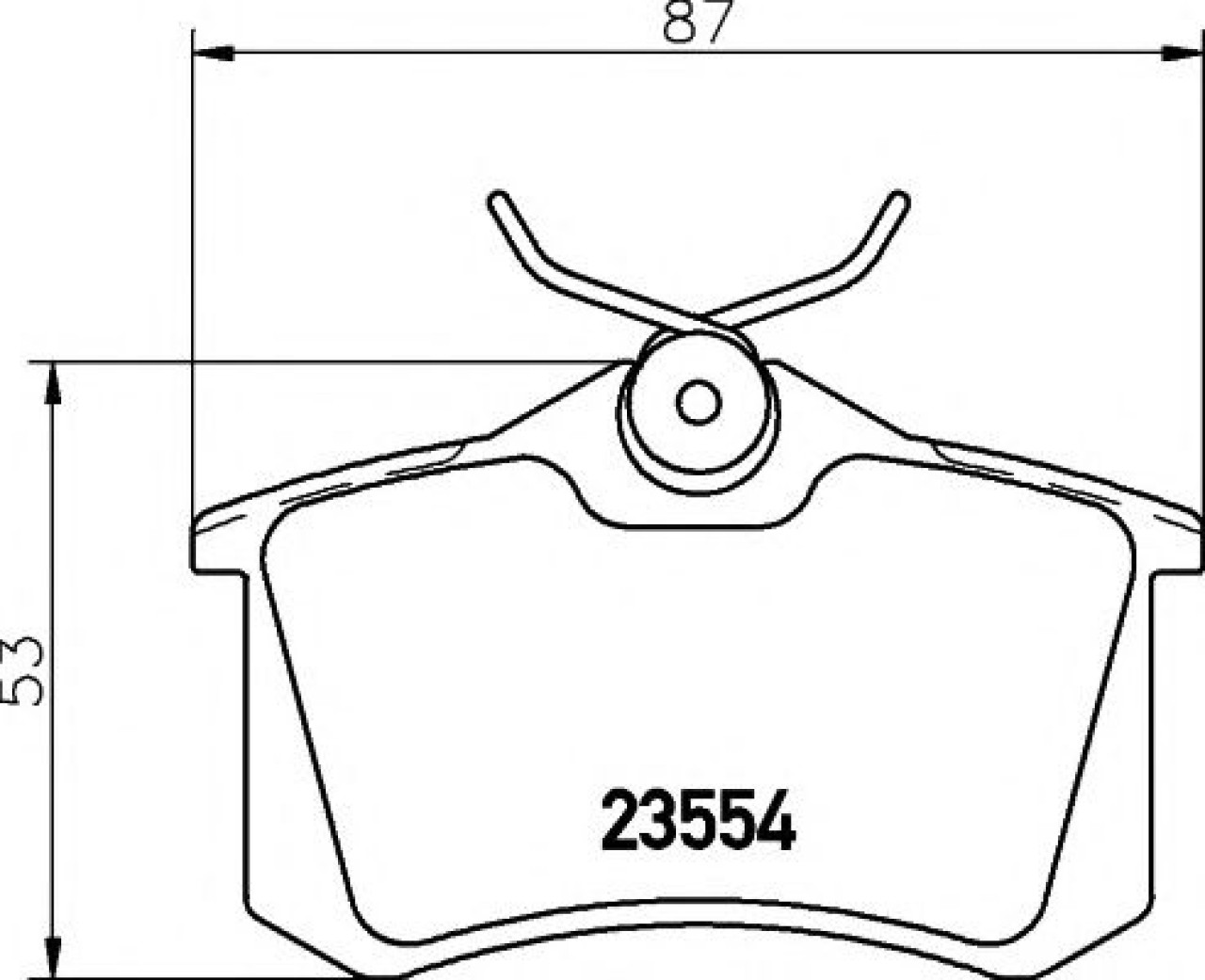 Set placute frana,frana disc VW POLO (6N1) (1994 - 1999) TEXTAR 2355402 piesa NOUA