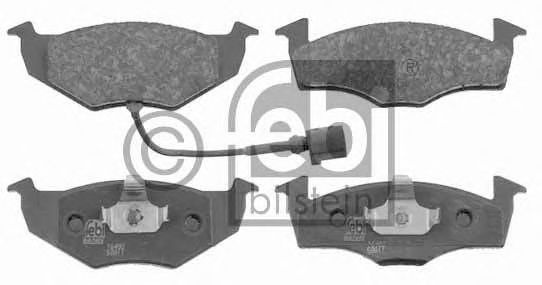 Set placute frana,frana disc VW POLO (9N) (2001 - 2012) FEBI BILSTEIN 16482 piesa NOUA