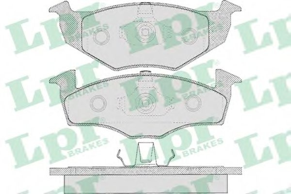 Set placute frana,frana disc VW POLO CLASSIC (6KV2) (1995 - 2006) LPR 05P627 piesa NOUA