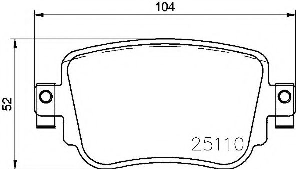 Set placute frana,frana disc VW SHARAN (7N1, 7N2) (2010 - 2016) BREMBO P 85 140 piesa NOUA