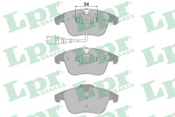 Set placute frana,frana disc VW SHARAN (7N1, 7N2) (2010 - 2016) LPR 05P1392 piesa NOUA