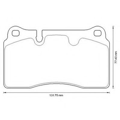 Set placute frana,frana disc VW TOUAREG (7LA, 7L6, 7L7) (2002 - 2010) JURID 573296JC piesa NOUA